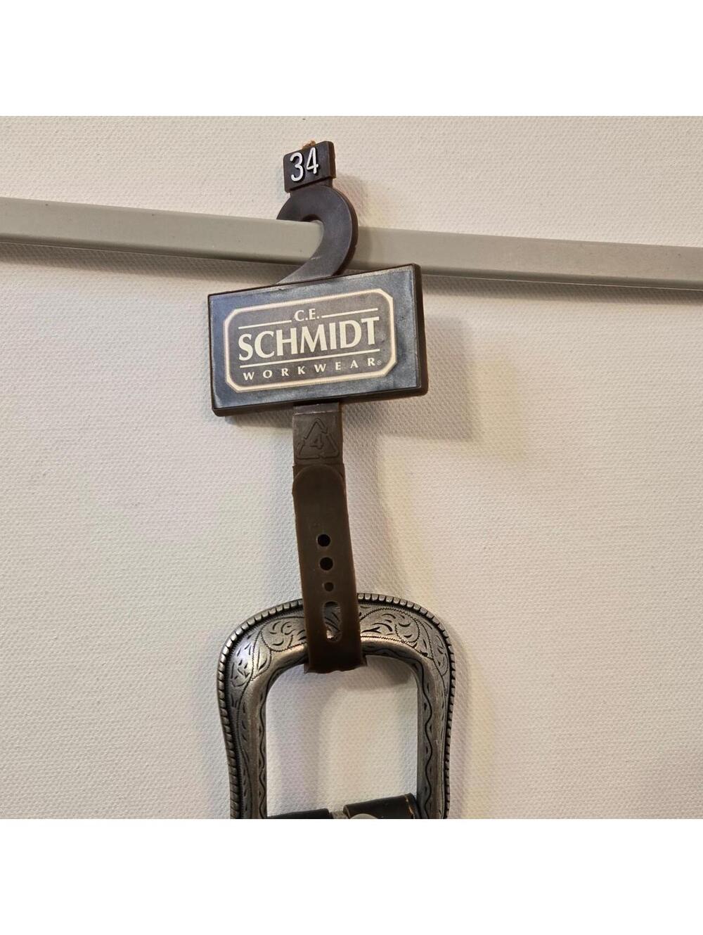 Schmid Men's Silver and Black Belt